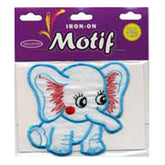 Sullivans Motif Iron On Baby Elephant